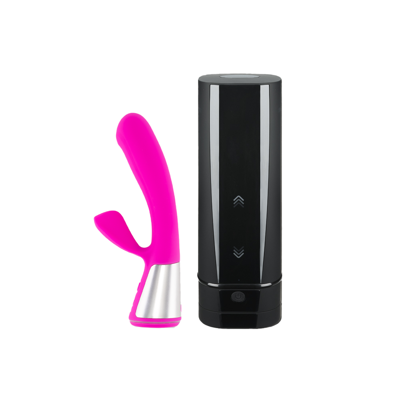 OhMiBod FUSE and ONYX+ STROKER - COUPLES SET - pink -FeelXVideos
