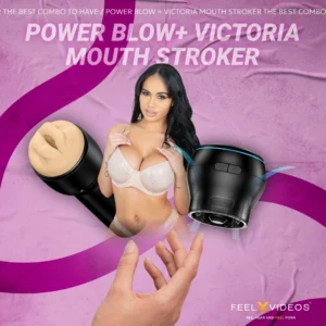 PowerBlow + Feel Victoria June Mouth Stroker